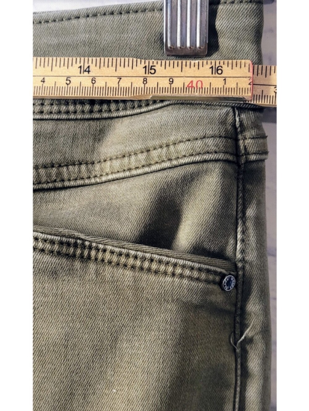 White House Black Market The Everyday Soft Jogger Style Pants Size 12 Green - Picture 5 of 7